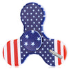 Tri-bar LED Rechargeable Fidget Spinner with Graphic Pattern Stress Reliever Toy