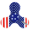 Tri-bar LED Rechargeable Fidget Spinner with Graphic Pattern Stress Reliever Toy