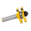 T Type Alloy Woodworking Milling Cutter Three-teeth Tool