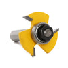 T Type Alloy Woodworking Milling Cutter Three-teeth Tool