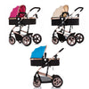 Foldable Pram Baby Stroller with Explosion-proof Rear Wheel