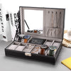 Multifunctional 8 Watch Box Jewelry Organizer