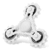 Four Gear Rotating Trilateral Pattern ABS Hand Spinner Toy