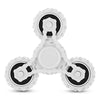 Four Gear Rotating Trilateral Pattern ABS Hand Spinner Toy