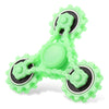 Four Gear Rotating Trilateral Pattern ABS Hand Spinner Toy