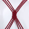 Spaghetti Strap Woven Criss Cross Pad Low Waist Women Bikini