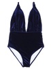 Velvet Plunge One-piece Swimsuit