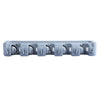 Wall Mounted Mop Storage Rack Broom Hanger with 6 Hooks