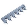 Wall Mounted Mop Storage Rack Broom Hanger with 6 Hooks