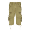 Outdoor Zipper Fly Multi-pocket Men Loose Beach Shorts