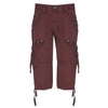 Outdoor Zipper Fly Multi-pocket Men Loose Beach Shorts