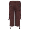 Outdoor Zipper Fly Multi-pocket Men Loose Beach Shorts