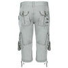 Outdoor Zipper Fly Multi-pocket Men Loose Beach Shorts