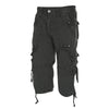 Outdoor Zipper Fly Multi-pocket Men Loose Beach Shorts