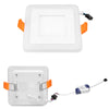 Square LED Blue White Panel Light Recessed Ceiling Lamp