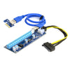 CY USB 3.0 PCI - E 1X to 16X Riser Card Extender Cable