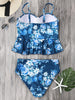Cupped Tankini Top and High Waisted Bottoms