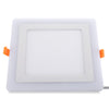 Square LED Blue White Panel Light Recessed Ceiling Lamp