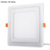 Square LED Blue White Panel Light Recessed Ceiling Lamp