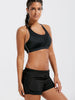 Padded Criss Cross Strappy Sports Bra