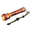 JIAOSUN 3 Modes Zooming Outdoor Torch with Safety Hammer