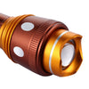 JIAOSUN 3 Modes Zooming Outdoor Torch with Safety Hammer