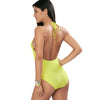 Halter Pineapple Plunge Swimsuit