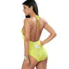 Halter Pineapple Plunge Swimsuit