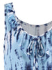 Tie Dye Sleeveless Plus Size Tunic Top