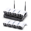 ESCAM WNK803 Wireless HD NVR Kit with Eight 720P Cameras Night Vision