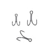 6PCS Lightweight Carbon Steel Doubled Fishing Hook with Barb