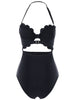 Cut Out Scalloped Swimsuit