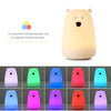 Inlife LJC - 111 3 Modes Portable Tap Control Silicone LED Night Light for Decor