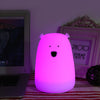 Inlife LJC - 111 3 Modes Portable Tap Control Silicone LED Night Light for Decor