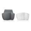 Adjustable Double Layer Sponge Rack Snap Button Holder