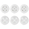 6PCS Inlife LED Wireless Cabinet Lamp with Remote Control