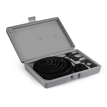 16pcs Carbon Steel Hole Saw Box Packaging Woodworking Tool