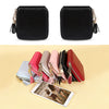 Guapabien Women Tassels Zipper Short Wallet Card Holder