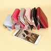 Guapabien Women Tassels Zipper Short Wallet Card Holder