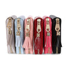 Guapabien Women Tassels Zipper Short Wallet Card Holder