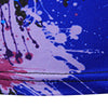 Crew Neck Colorful Splatter Paint Handprint Print T-Shirt