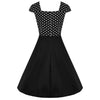 Dot Plus Size A Line Dress