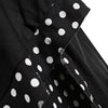 Dot Plus Size A Line Dress