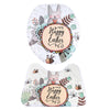 2 PCS Floor Mat Toilet Seat Decoration Pad
