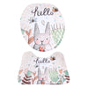 2 PCS Floor Mat Toilet Seat Decoration Pad