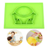 Silicone Baby Infant Food Placemat Plate Dish Bowl
