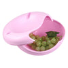 Double-deck Snack Storage Box Melon Seeds Container