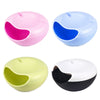 Double-deck Snack Storage Box Melon Seeds Container