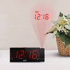 Inlife Digital Projection Alarm Clock LED Display Battery Backup