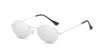 Women Ladies Small Oval Retro Vintage Style Rockabilly Sunglasses Eye Glasses DA